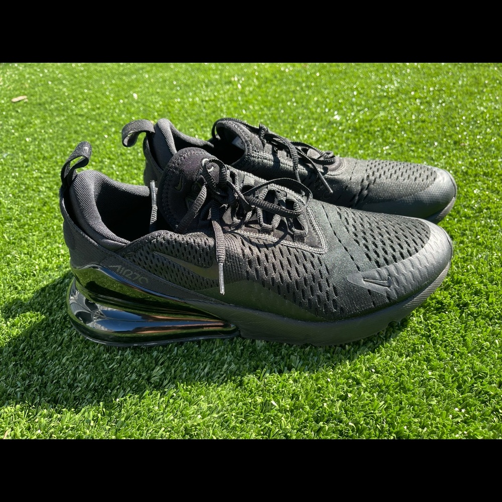 Nike Air Max 270 Triple Black Mens 11